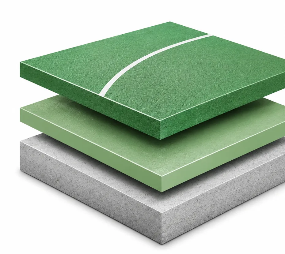 Simplified material illustration for Sports Courts