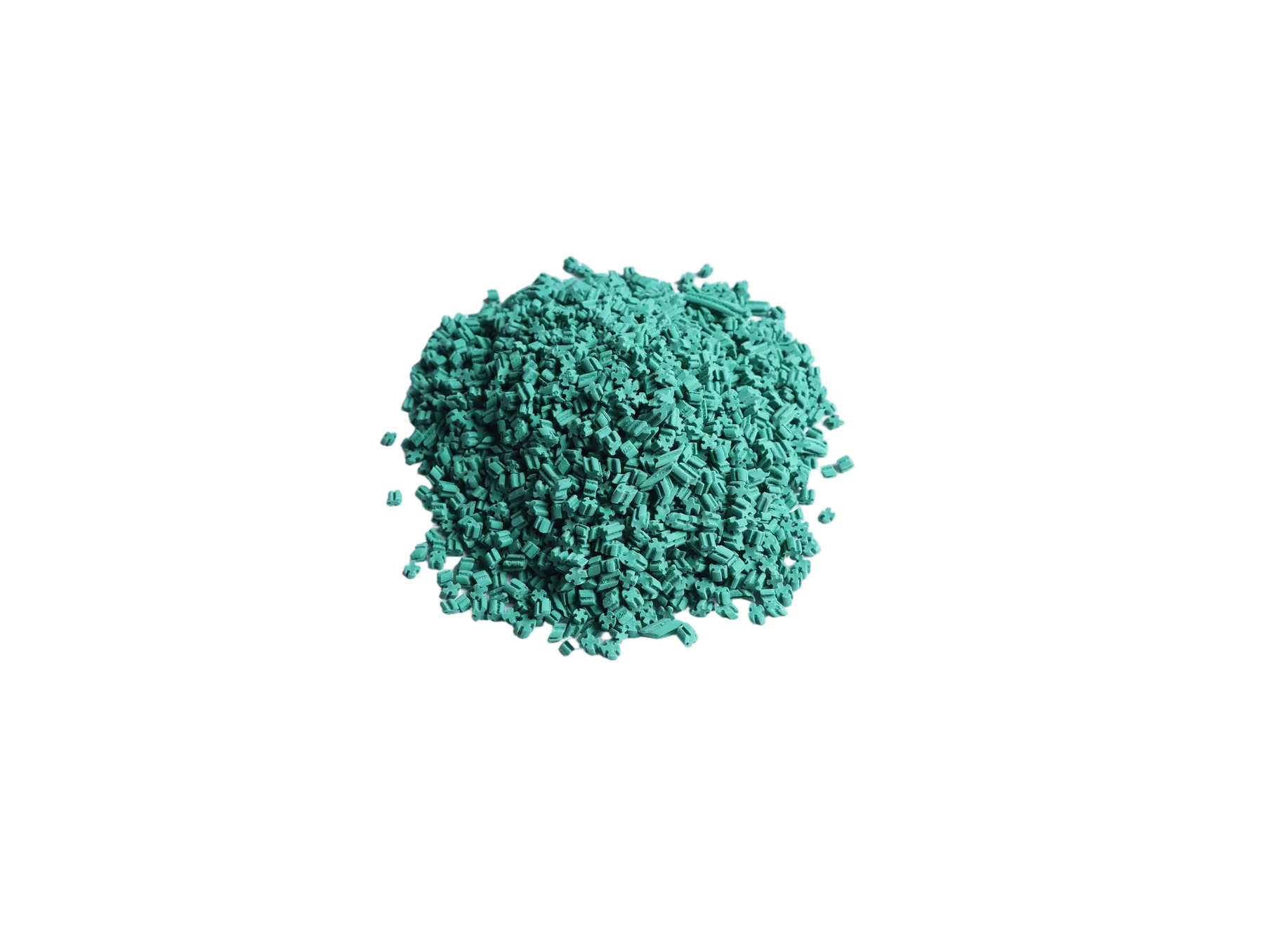 Green EPDM rubber granules