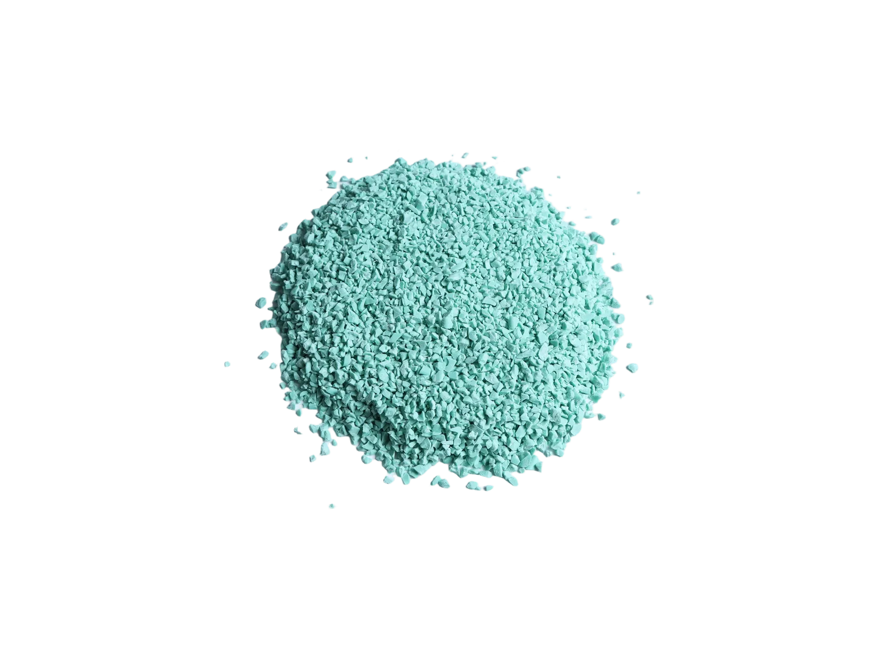 Light blue EPDM rubber granules